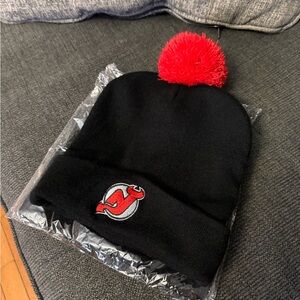 NJ Devils and BMW beanie